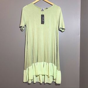 Ruffle Tshirt Boutique Dress